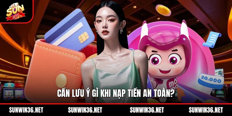 Cần lưu ý gì khi nạp tiền an toàn?