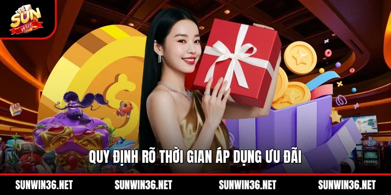 Quy định rõ thời gian áp dụng ưu đãi