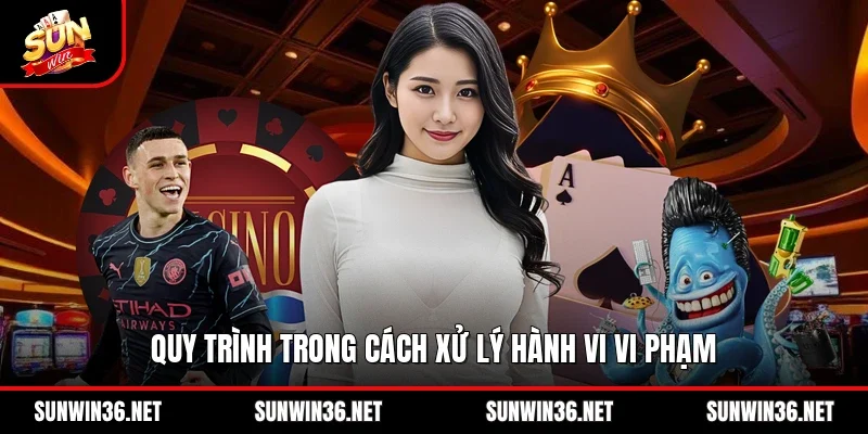 Quy trình trong cách xử lý hành vi vi phạm
